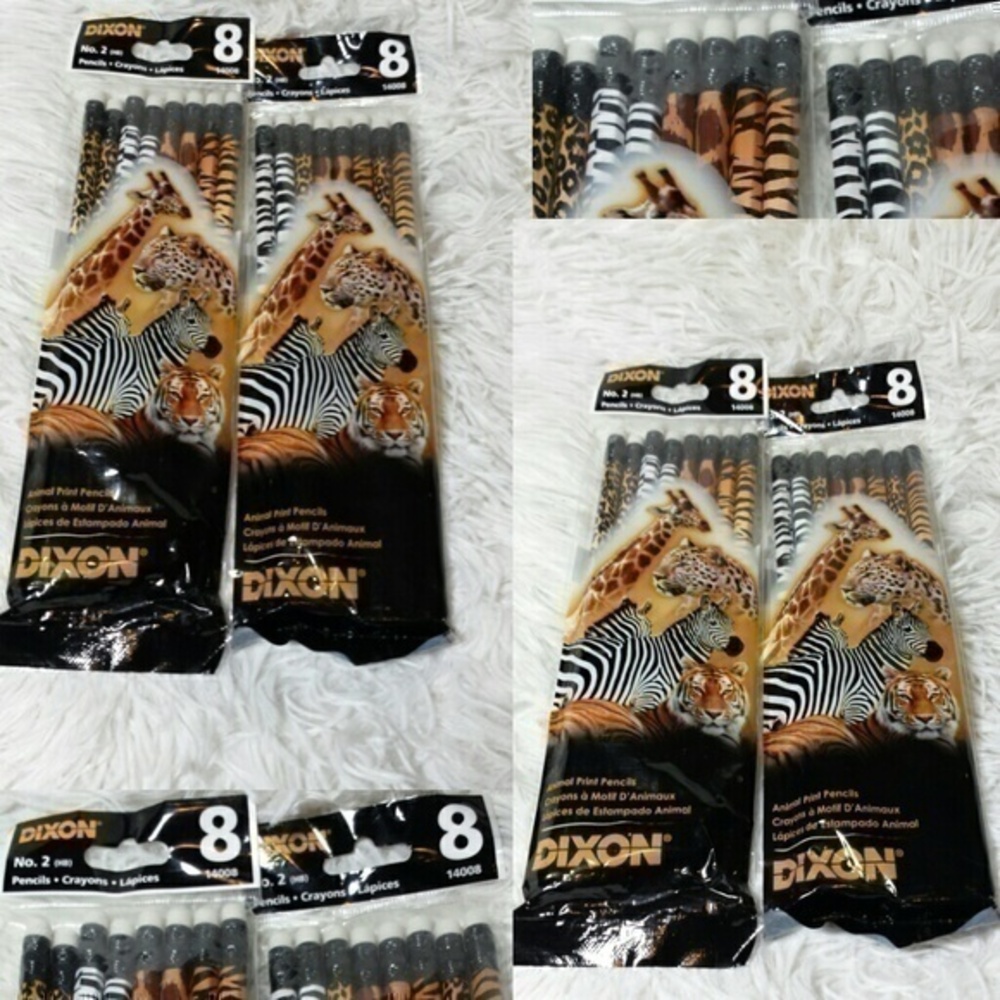 ☄Dixon Animal Print #2 Pencils (16)